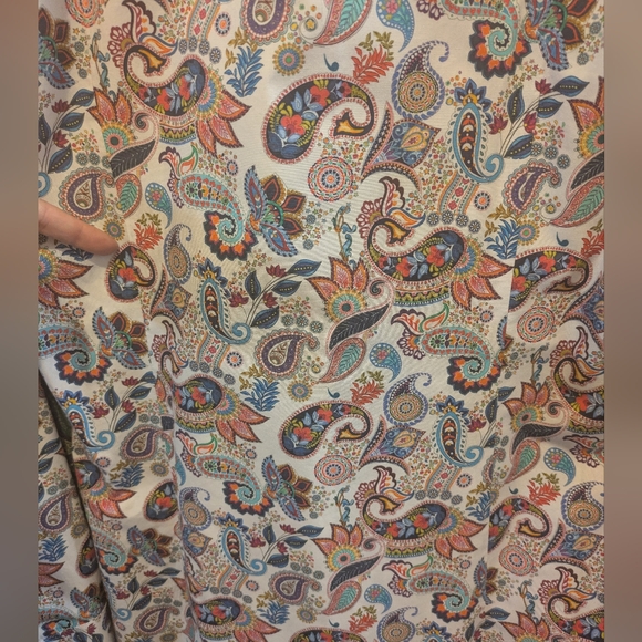 Olymp Level 5 Body Fit Paisley Dress Shirt 100% Cotton 14.5/37 EUC! - Picture 10 of 16